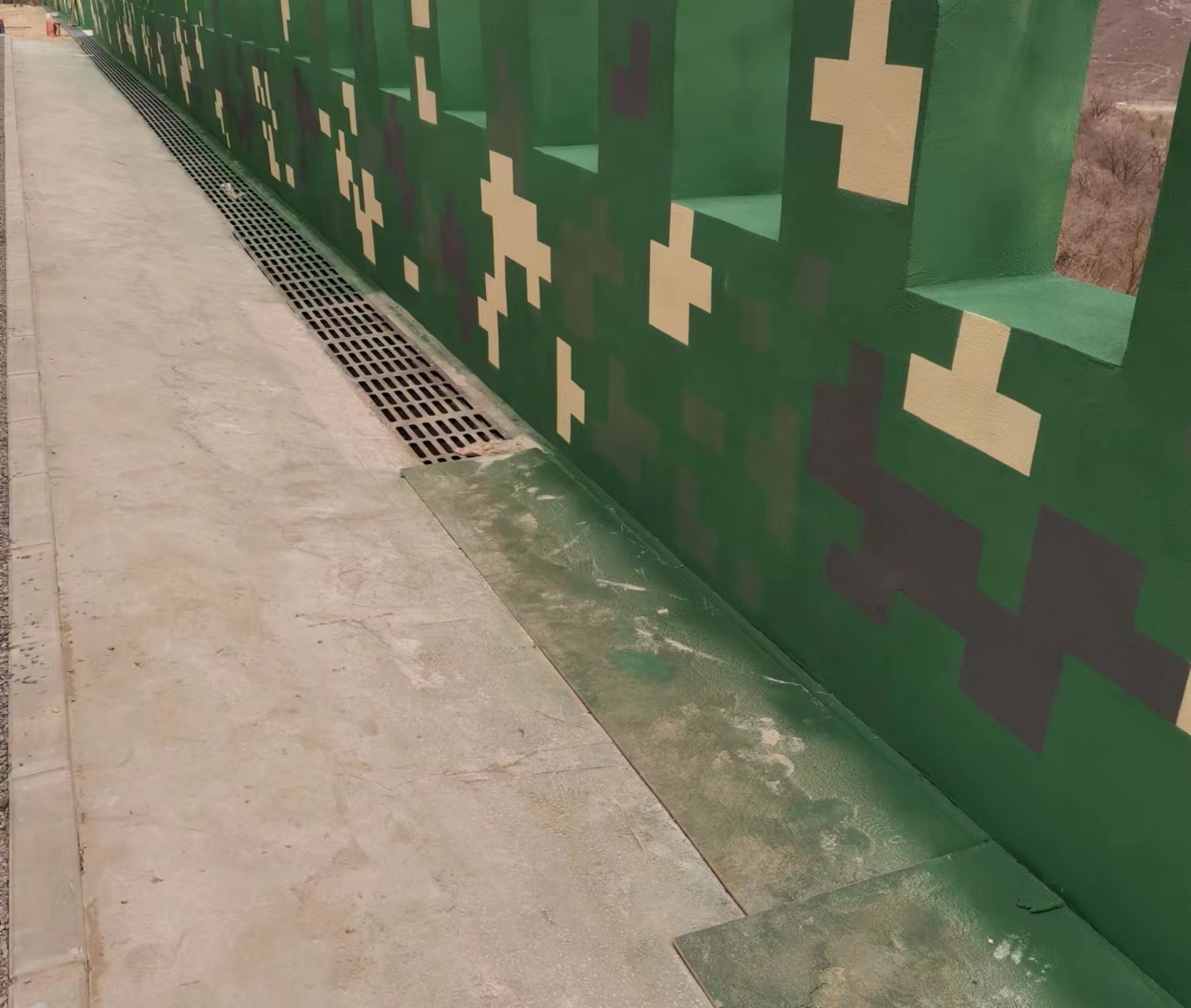 潍坊围墙迷彩喷涂,数迷彩漆